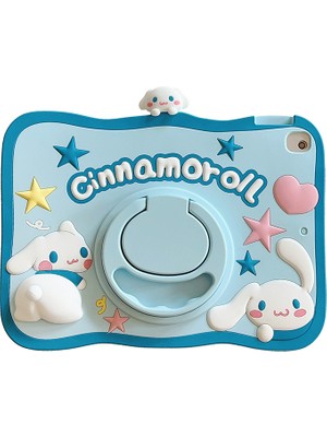 MobaxAksesuar Samsung Galaxy Tab A11 Plus / A9 Plus 11inç X230 X210 Kılıf Cute Dolls Standlı Eğlenceli 3D Karekterli Çocuk Kılıfı