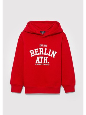 Mavi Berlin Baskılı Kırmızı SWEATSHIRT6S10066-85905