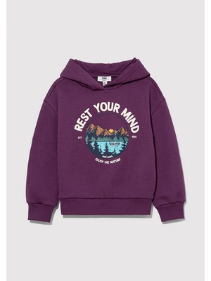 Mavi Baskılı Mor SWEATSHIRT7S10060-70577