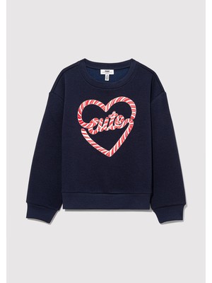 Mavi Yılbaşı Cute Baskılı Lacivert SWEATSHIRT7S10112-82318