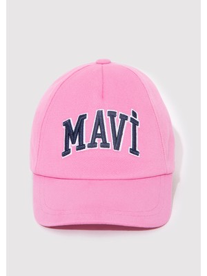 Mavi Logo Baskılı Pembe ŞAPKA7910000-71033