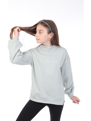 Toontoy Kız Çocuk Nakışlı Sweatshirt