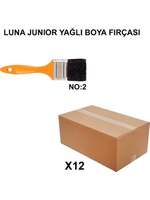 Izmir Fırça Arge Toptan Luna Junior Yağlı Boya Fırçası No 2 - 12 Adet 003972