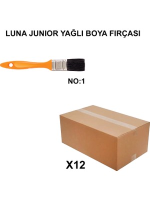 Izmir Fırça Arge Toptan Luna Junior Yağlı Boya Fırçası No 1 - 12 Adet 003958