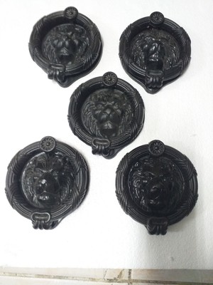 House2Home 5 Adet Demir Döküm Aslan Kapı Tokmağı