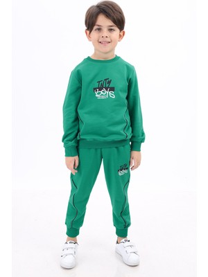 Toontoy Erkek Çocuk Baskılı Eşofman Takım