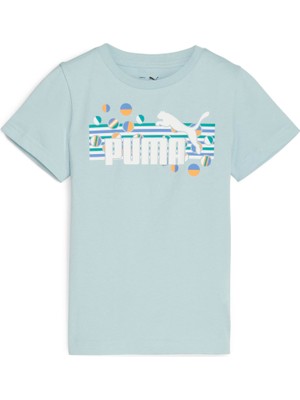 Puma Ess+ Summer Camp Tee Turquoise Surf