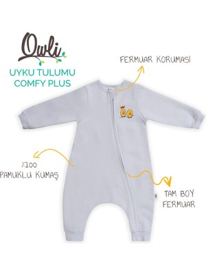 Owli Uyku Tulumu Comfy Plus Gri