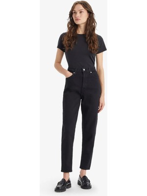 Levi's Kadın High Waist Mom Jean Flash Black Kot Pantolon - A7745-0007