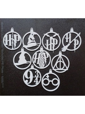 9 Parça Harry Potter Temalı Ağaç Süsü