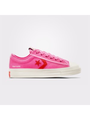 Converse Star Player 76 Suede Erkek Pembe Sneaker
