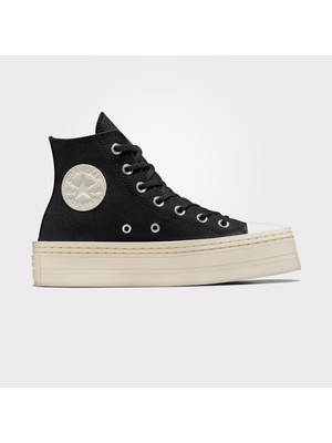 Converse Chuck Taylor All Star Modern Lift Platform Canvas Kadın Siyah Sneaker