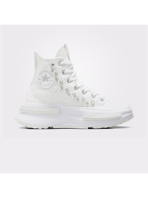 Converse Run Star Legacy Cx Platform Studded Kadın Beyaz Sneaker