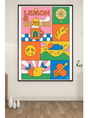 Bs Baskı A3 Lemon&gınger Baskılı Poster