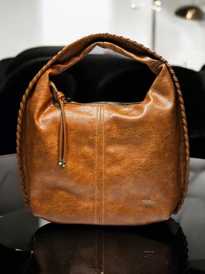 Isola El ve Kol Çantası Olarak Tasarlanmış Suni Deri Bayan Omuz Çantası SL.73634748TB