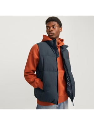 Jack & Jones Erkek Dik Yaka Puffer Yelek - Vesterbro