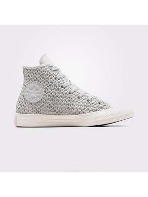 Converse Chuck Taylor All Star Kadın Gri Işlemeli Sneaker