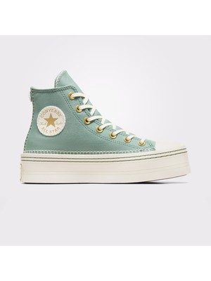Converse Chuck Taylor All Star Lift Kadın Yeşil Platform Sneaker