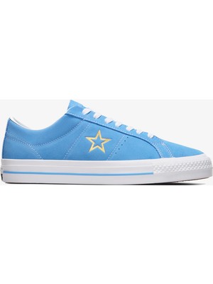Converse Cons One Star Pro Suede Kadın Mavi Sneaker