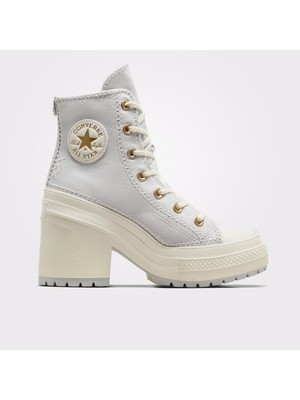 Converse Chuck 70 De Luxe Heel Unisex Gri Platform Sneaker