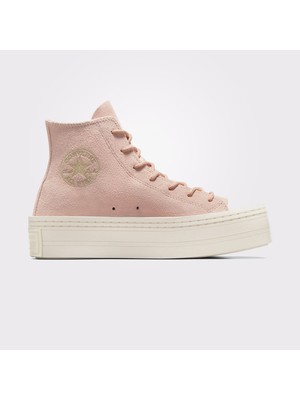 Converse Chuck Taylor All Star Modern Lift Platform Mono Suede Kadın Pembe Sneaker