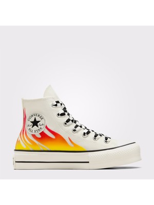 Converse Chuck Taylor All Star Lift Kadın Bej Platform Sneaker