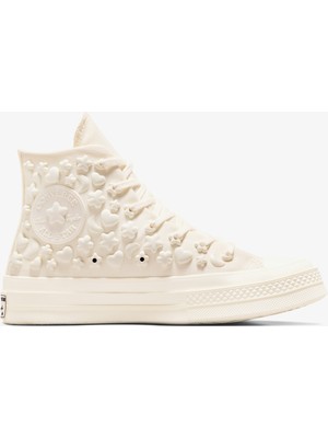 Converse Chuck 70 3D Charms Kadın Krem Sneaker
