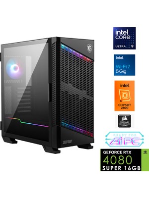 Go Gamer UFE39 Plus Intel Ultra 9 285K Z890 128GB Ddr5 6000MHZ 4tb Gen4 SSD RTX4080 Super 360MM Sıvı Soğutma Windows 11 Pro