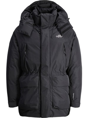 Jack & Jones Erkek Rüzgara Dayanıklı Kapüşonlu Parka - Kani