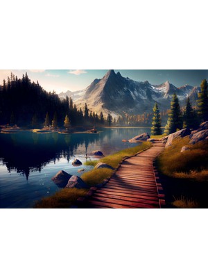 Aden Manzara Kanvas Tablo