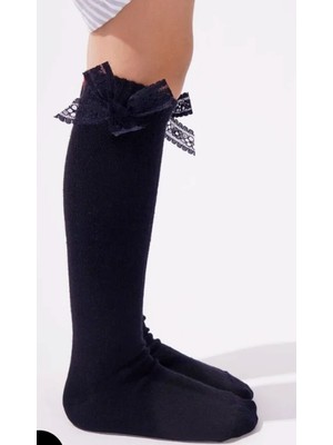 Mimu Çorap Family Dizaltı Kurdeleli Çocuk Basic Çorap