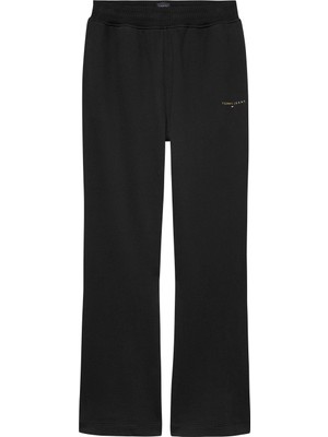 Siyah Kadın Yüksek Bel Standart Fit Eşofman Altı Tjw Lınear Sweatpant