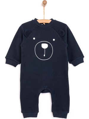 HelloBaby HelloBaby Yenidoğan Unisex Figürlü Patiksiz Tulum Unisex