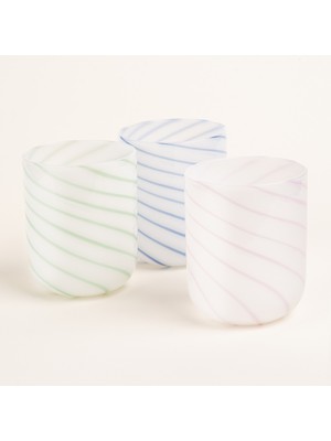 Zsa Zsa Zsu Henan Borosilikat Cam Su Bardağı 300 Ml Pembe