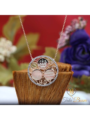 3 Dualı Kolye Ayetel Kürsi Nazar Duası Allah Yazılı 925 Ayar Gümüş
