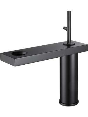 FA-8015 Mat Siyah Lavabo Bataryası