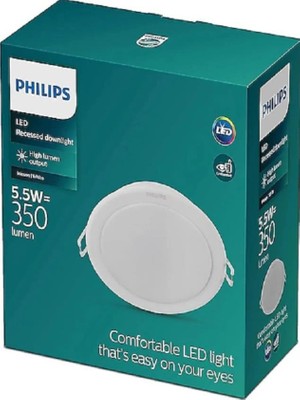 Phılıps Gömme LED Meson 090 5.5 W 6500K 59447