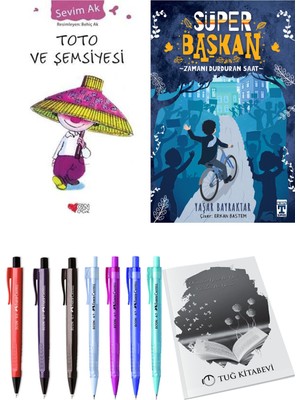 Süper Başkan Zamanı Durduran Saat ve Toto ve Şemsiyesi 2li Set