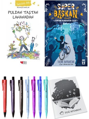 Süper Başkan Zamanı Durduran Saat ve Puldan Taştan Lahanadan 2li Set