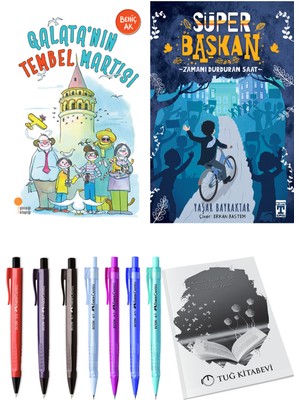 Süper Başkan Zamanı Durduran Saat ve Galata'nın Tembel Martısı 2li Set