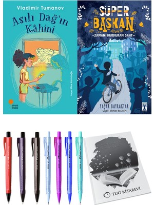 Süper Başkan Zamanı Durduran Saat ve Asılı Dağ'ın Kahini 2li Set