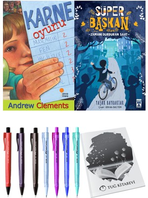 Süper Başkan Zamanı Durduran Saat ve Karne Oyunu 2li Set