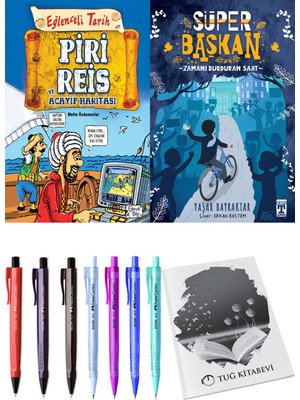 Süper Başkan Zamanı Durduran Saat ve Piri Reis ve Acayip Haritası 2li Set