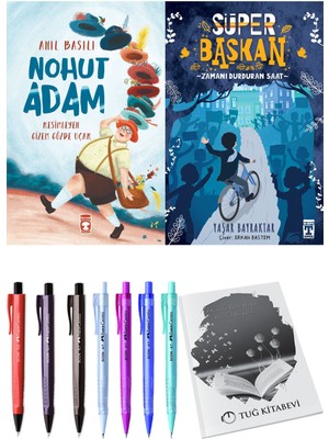 Süper Başkan Zamanı Durduran Saat ve Nohut Adam 2li Set