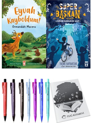 Süper Başkan Zamanı Durduran Saat ve Eyvah Kayboldum! Ormandaki Macera 2li Set