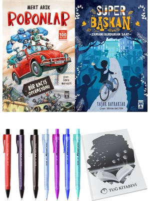 Süper Başkan Zamanı Durduran Saat ve Robonlar Bir Kaçış Operasyonu 2li Set