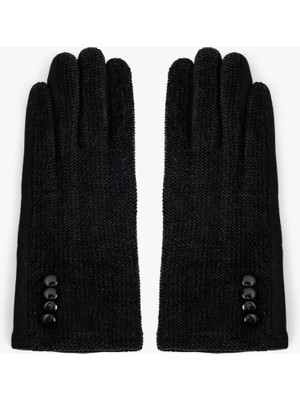 Koton Dokulu Eldiven Düğme Detaylı