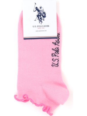 U.S. Polo Assn. Kız Çocuk Pembe Çorap 50299020-VR041