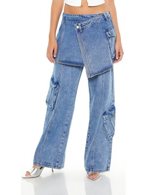 Forever 21 Etek Detaylı Baggy Jean