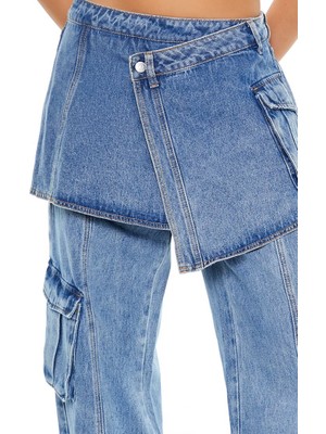 Forever 21 Etek Detaylı Baggy Jean